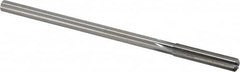 Made in USA - 0.309" High Speed Steel 6 Flute Chucking Reamer - Straight Flute, 0.2792" Straight Shank, 1-1/2" Flute Length, 6" OAL - Caliber Tooling