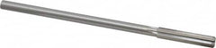 Made in USA - 0.37" High Speed Steel 6 Flute Chucking Reamer - Straight Flute, 0.3105" Straight Shank, 1-3/4" Flute Length, 7" OAL - Caliber Tooling