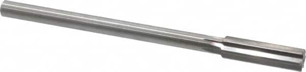 Made in USA - 0.569" High Speed Steel Chucking Reamer - Straight Flute, Straight Shank - Caliber Tooling