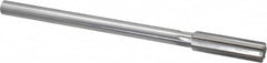 Made in USA - 0.579" High Speed Steel Chucking Reamer - Straight Flute, Straight Shank - Caliber Tooling