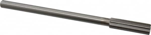 Made in USA - 0.592" High Speed Steel Chucking Reamer - Straight Flute, Straight Shank - Caliber Tooling