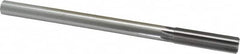 Made in USA - 0.624" High Speed Steel 8 Flute Chucking Reamer - Straight Flute, 0.5615" Straight Shank, 2-1/4" Flute Length, 9" OAL - Caliber Tooling