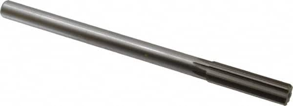 Made in USA - 0.639" High Speed Steel Chucking Reamer - Straight Flute, Straight Shank - Caliber Tooling