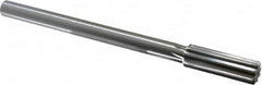 Made in USA - 0.72" High Speed Steel Chucking Reamer - Straight Flute, Straight Shank - Caliber Tooling