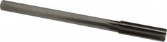 Made in USA - 0.764" High Speed Steel Chucking Reamer - Straight Flute, Straight Shank - Caliber Tooling