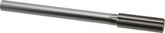 Made in USA - 0.811" High Speed Steel 8 Flute Chucking Reamer - Straight Flute, 5/8" Straight Shank, 2-1/2" Flute Length, 9-1/2" OAL - Caliber Tooling