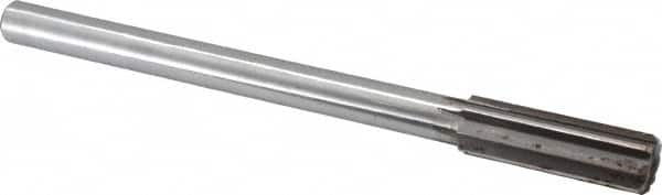 Made in USA - 0.825" High Speed Steel Chucking Reamer - Straight Flute, Straight Shank - Caliber Tooling