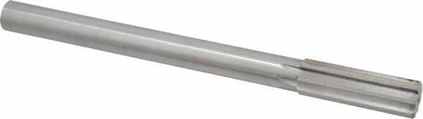 Made in USA - 0.861" High Speed Steel Chucking Reamer - Straight Flute, Straight Shank - Caliber Tooling