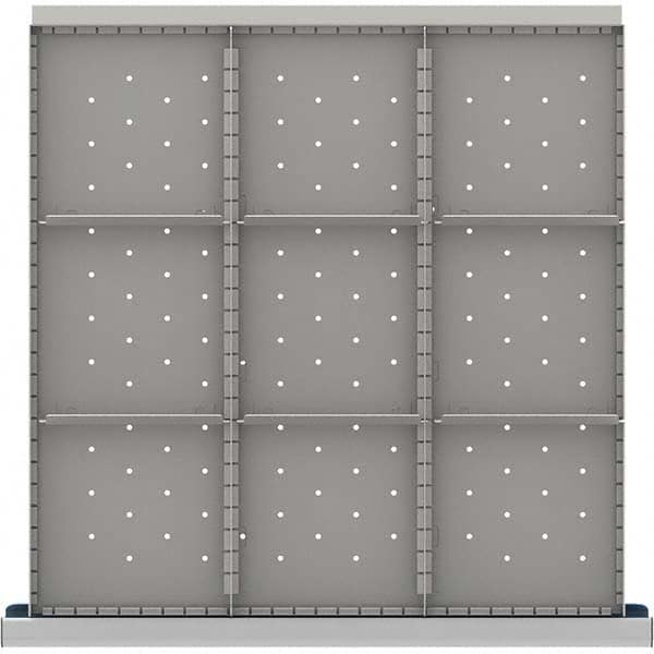 LISTA - 9-Compartment Drawer Divider Layout for 3.15" High Drawers - Caliber Tooling