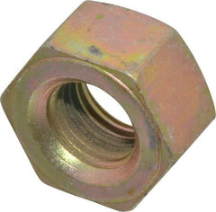 Value Collection - 3/4-10 UNC Steel Right Hand Heavy Hex Nut - 1-1/4" Across Flats, 47/64" High, Zinc Yellow Dichromate Finish - Caliber Tooling