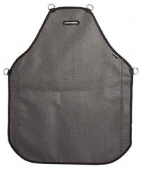 HexArmor - 24 x 30" Cut Resistant Bib Apron - SuperFabric, 23 oz Material, Gray, 0 Pockets, Hook & Loop Closure - Caliber Tooling