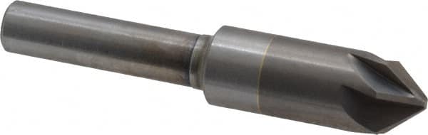 M.A. Ford - 3/8" Head Diam, 1/4" Shank Diam, 6 Flute 82° Solid Carbide Countersink - Caliber Tooling