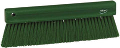 Vikan - Polyester Counter Brush - 2" Bristle Length, 11" Long x 1-1/4" Wide Head, Green - Caliber Tooling