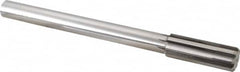 Made in USA - 61/64" Carbide-Tipped 8 Flute Chucking Reamer - Straight Flute, Straight Shank, 2-5/8" Flute Length, 10" OAL - Caliber Tooling