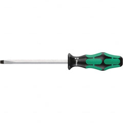 Wera - 6.5mm Blade Width, Slotted Screwdriver - 125mm Blade Length, Hexagon Shank, Ergonomic Handle - Caliber Tooling