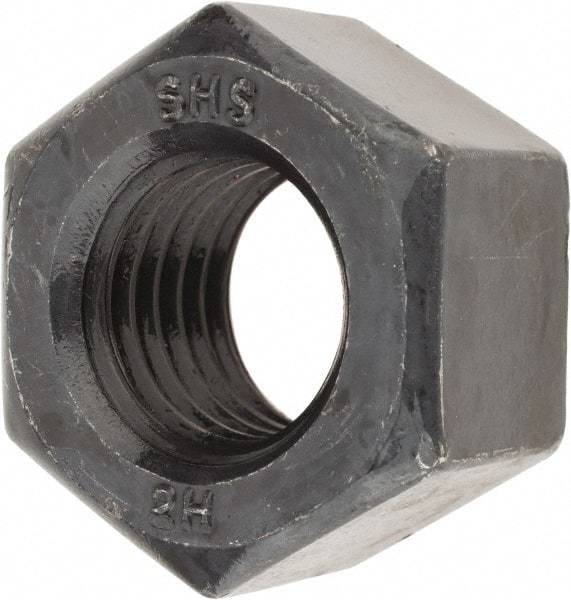 Value Collection - 3/4-10 UNC Steel Right Hand Heavy Hex Nut - 1-1/4" Across Flats, 47/64" High, Uncoated, 2B Class of Fit - Caliber Tooling