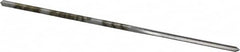 Chucking Reamer: 0.0465″ Dia, 1-3/4″ OAL, 1/2″ Flute Length, Straight Shank, High Speed Steel 4 Flute, RH