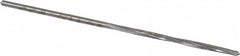 Chucking Reamer: 0.041″ Dia, 1-5/8″ OAL, 1/2″ Flute Length, Straight Shank, High Speed Steel 4 Flute, RH