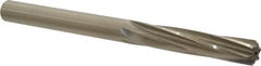 Made in USA - 0.4355" High Speed Steel 6 Flute Chucking Reamer - Spiral Flute, 0.4355" Straight Shank, 1-3/4" Flute Length, 5-1/2" OAL - Caliber Tooling