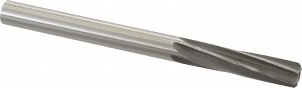 Made in USA - 0.4995" High Speed Steel 6 Flute Dowel Pin Chucking Reamer - Caliber Tooling