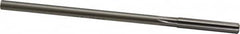 Made in USA - Letter K Cobalt 6 Flute Chucking Reamer - Straight Flute, 1/4" Straight Shank, 1-1/2" Flute Length, 6" OAL - Caliber Tooling