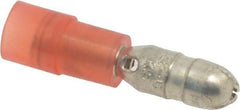 3M - 22 to 18 AWG Crimp Bullet Connector - Red Nylon Insulation - Caliber Tooling