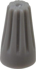 3M - 3, 22 to 2, 16 AWG, 300 Volt, Fire Resistant, Standard Twist on Wire Connector - Gray, 221°F - Caliber Tooling