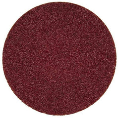 Merit Abrasives - 1-1/2" Disc Diam, 100 Grit, Zirconia Alumina Quick Change Disc - Type R Attaching System, Coated, Blue, Fine Grade, 30,000 RPM - Caliber Tooling