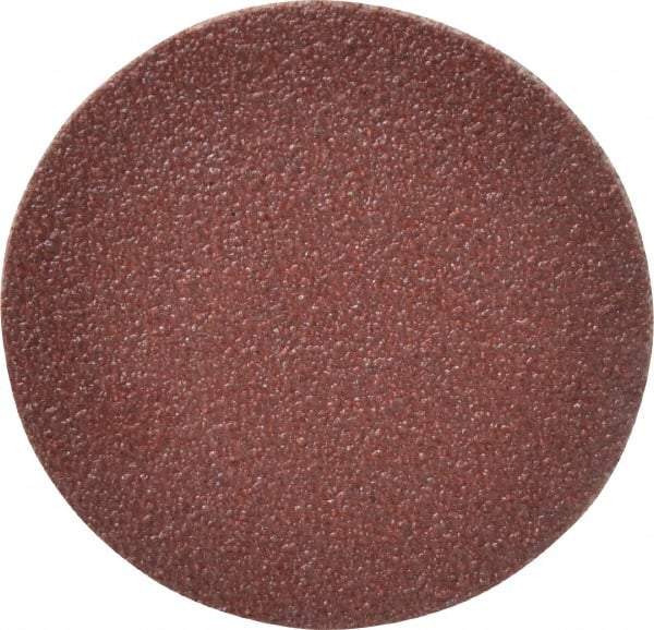 Merit Abrasives - 2" Diam, 60 Grit Aluminum Oxide Adhesive PSA Disc - Coarse Grade, Black, Cloth Backing, Flexible - Caliber Tooling