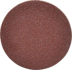 Merit Abrasives - 2" Diam, 60 Grit Aluminum Oxide Adhesive PSA Disc - Coarse Grade, Black, Cloth Backing, Flexible - Caliber Tooling