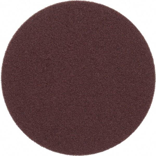 Merit Abrasives - 2" Diam, 120 Grit Aluminum Oxide Adhesive PSA Disc - Medium Grade, Black, Cloth Backing, Flexible - Caliber Tooling