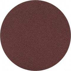 Merit Abrasives - 3" Diam, 120 Grit Aluminum Oxide Adhesive PSA Disc - Medium Grade, Black, Cloth Backing, Flexible - Caliber Tooling