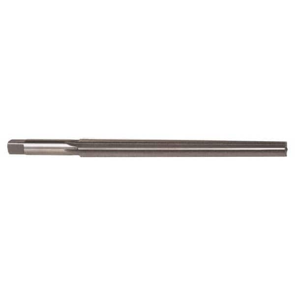 Alvord Polk - #10 Pin, 0.7216" Diam, 0.5799" Small End, 9/16" Diam Straight Shank, 6-1/16" Flute, Taper Pin Reamer - Caliber Tooling