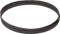 Starrett - 6 to 10 TPI, 7' 5" Long x 1/2" Wide x 0.035" Thick, Welded Band Saw Blade - Bi-Metal, Toothed Edge, Raker Tooth Set, Contour Cutting - Caliber Tooling