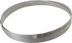 Starrett - 6 to 10 TPI, 8' 10" Long x 3/4" Wide x 0.035" Thick, Welded Band Saw Blade - Bi-Metal, Toothed Edge, Raker Tooth Set, Contour Cutting - Caliber Tooling