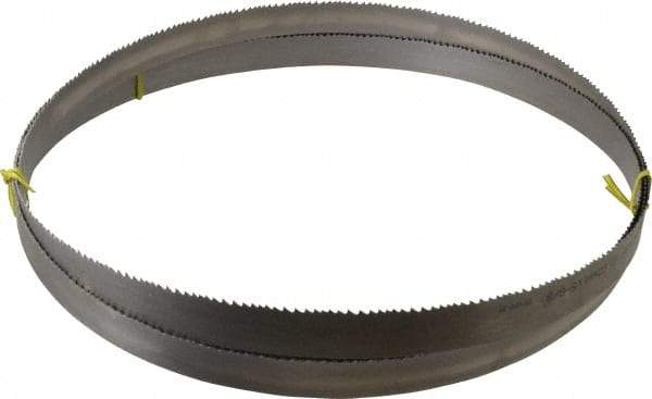 Starrett - 5 to 8 TPI, 11' 9" Long x 1" Wide x 0.035" Thick, Welded Band Saw Blade - Bi-Metal, Toothed Edge, Raker Tooth Set, Contour Cutting - Caliber Tooling