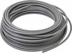 Parker - 1/4" ID x 3/8" OD, 1/16" Wall Thickness, 100' Long, Polyethylene Tube - Gray, 125 Max psi, -80 to 150°F - Caliber Tooling