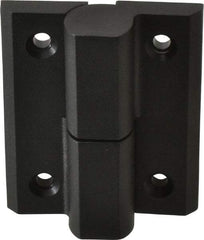 Sugatsune - 2-59/64" Long x 2-23/64" Wide x 0.275" Thick, Fiberglass Reinforced Polyamide Lift-Off Hinge - Black Finish, 2 Knuckles, 4 Holes, 0.787" Pin Diam - Caliber Tooling