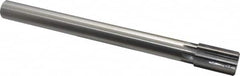 Made in USA - 1" Diam, 7/8" Max Diam Straight Shank, 1-5/8" Flute Length, Machine Expansion Reamer - Straight Flute, 10-1/2" OAL, Right Hand Cut, 8 Flutes, High Speed Steel, Bright Finish - Caliber Tooling