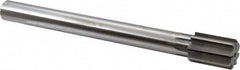 Made in USA - 1-5/16" Diam, 1" Max Diam Straight Shank, 1-7/8" Flute Length, Machine Expansion Reamer - Straight Flute, 11-1/2" OAL, Right Hand Cut, 8 Flutes, High Speed Steel, Bright Finish - Caliber Tooling