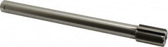 Made in USA - 31/32" Diam, 3/4" Max Diam Straight Shank, 1-1/2" Flute Length, Machine Expansion Reamer - Straight Flute, 10" OAL, Right Hand Cut, 8 Flutes, Carbide-Tipped, Bright Finish - Caliber Tooling