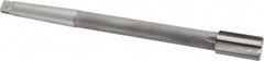 Made in USA - 7/8" Diam, 2MT Morse Taper Shank, 1-1/2" Flute Length, Machine Expansion Reamer - Straight Flute, 10" OAL, Right Hand Cut, 6 Flutes, Carbide-Tipped, Bright Finish - Caliber Tooling