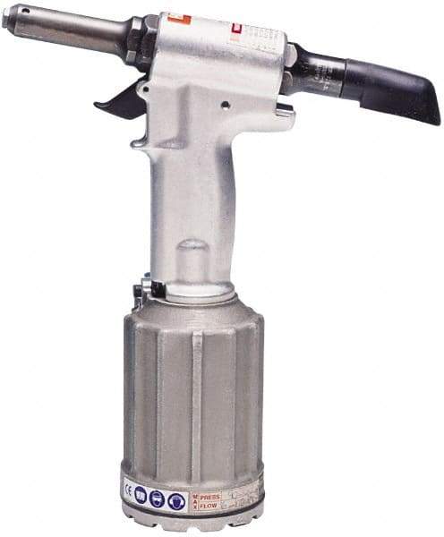 HUCK - Up to 1/4" Capacity, Air Riveting Hammer - 0.683" Long Stroke, 1/4" Inlet - Caliber Tooling