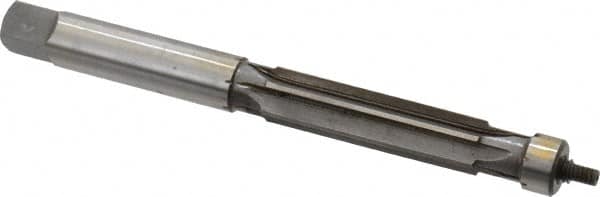 Made in USA - 17/32" Reamer Diam, 0.5260" Diam Straight Shank, 2-1/8" Flute Length, Hand Expansion Reamer - Caliber Tooling