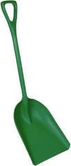 Remco - 17-1/8" High Square Plastic Shovel - 27" Long D-Grip Handle - Caliber Tooling