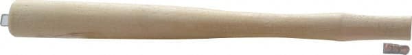 Made in USA - 12" Long Replacement Handle for Ball Pein, Machinist & Riveting Hammers - 3/4" Eye Length x 7/16" Eye Width, Hickory, Material Grade Type A - Caliber Tooling