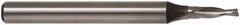 Onsrud - 1/4" Cutting Diam x 3/4" Length of Cut, 2 Flute, Downcut Spiral Router Bit - Uncoated, Right Hand Cut, High Speed Steel, 3-1/4" OAL x 1/2" Shank Diam, Double Edge, 19 to 32° Helix Angle - Caliber Tooling