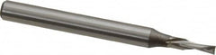 Onsrud - 1/8" Cutting Diam x 5/16" Length of Cut, 2 Flute, Downcut Spiral Router Bit - Uncoated, Right Hand Cut, High Speed Steel, 2-5/8" OAL x 1/4" Shank Diam, Double Edge, 19 to 32° Helix Angle - Caliber Tooling