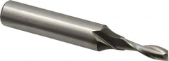 Onsrud - 1/4" Cutting Diam x 3/4" Length of Cut, 2 Flute, Upcut Spiral Router Bit - Uncoated, Right Hand Cut, High Speed Steel, 3-1/4" OAL x 1/2" Shank Diam, Double Edge, 19 to 32° Helix Angle - Caliber Tooling