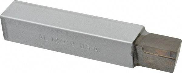 Made in USA - 3/4 x 3/4" Shank, Square Shoulder Turning Single Point Tool Bit - AL-12, Grade C2 - Exact Industrial Supply